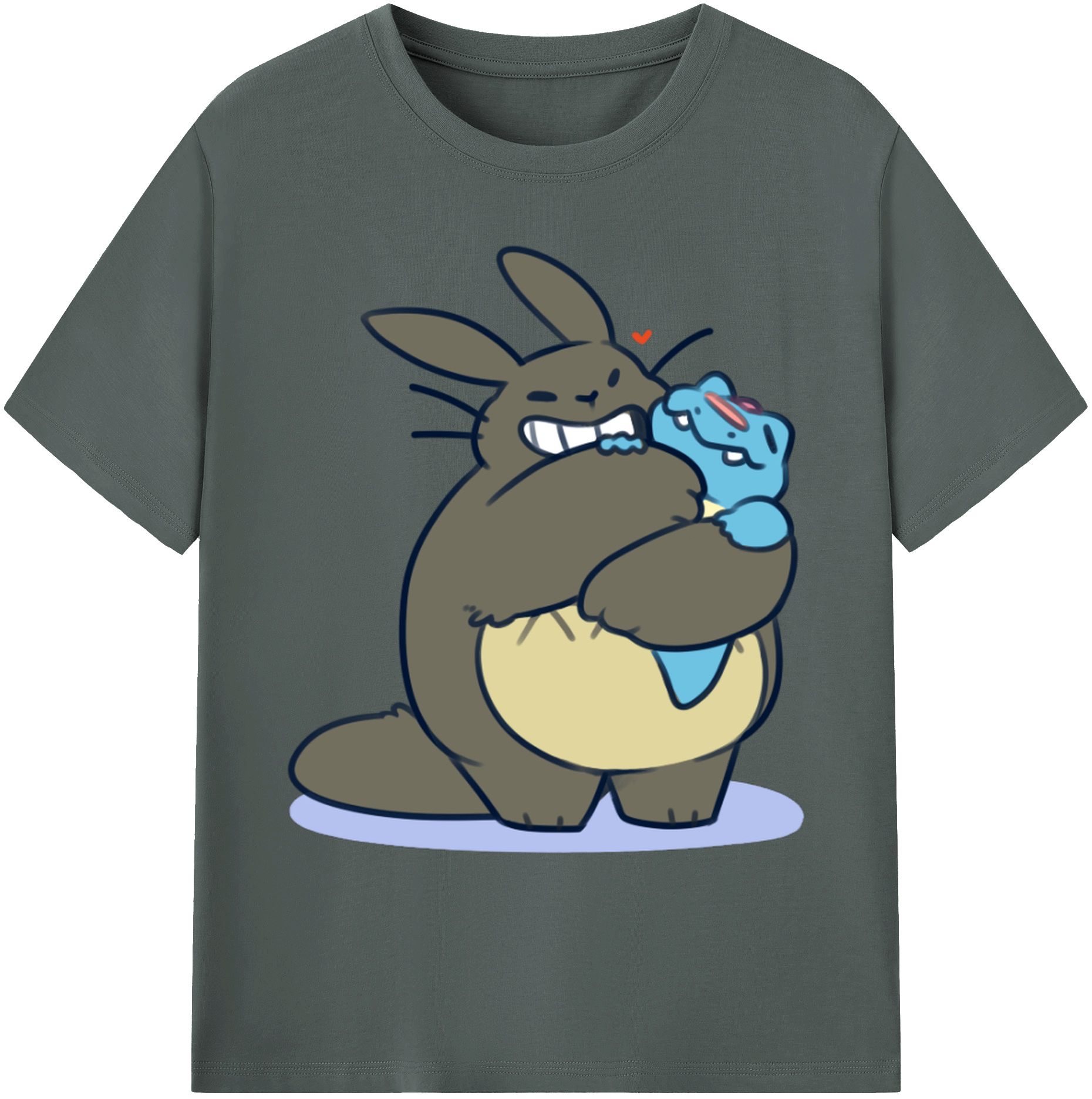 （画像用） となりのトトロ 草壁メイ 草壁サツキ My Neighbor Totoro Satsuki Kusakabe Mei Kusakabe 綿100％ メンズ半袖Tシャツ｜肌触りやわらか＆通気性